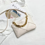Thick Chain Handbag Bag Women's Bag Single Shoulder Small Square Bag