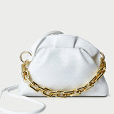 Thick Chain Handbag Women's Cloud Bag Soft Pu Leather Shoulder Bags
