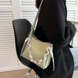 Chain Pattern Shoulder Bag for Women Large Capacity Handbag