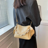 Chain Pattern Shoulder Bag for Women Large Capacity Handbag