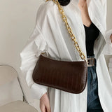 Thick Chain Retro Shoulder Bag Minimalist Women Bag Handbags For Women