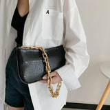 Thick Chain Retro Shoulder Bag Minimalist Women Bag Handbags For Women