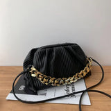 Thick Chain Shoulder Bag Crossbody Clutch Purses for Women