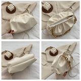 Chain Shoulder Bags Women Leather Crossbody Handbag Purse