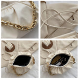 Chain Shoulder Bags Women Leather Crossbody Handbag Purse