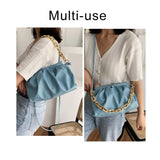 Chain Shoulder Bags Women Leather Crossbody Handbag Purse