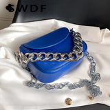 Chain Small PU Leather Crossbody Bag for Women