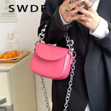 Chain Small PU Leather Crossbody Bag for Women
