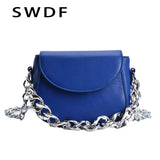Chain Small PU Leather Crossbody Bag for Women