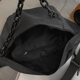 Thick Chain Waist Bag Banana Fanny Pack Canvas Waist Packs
