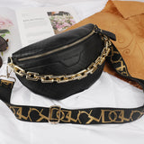 Thick Chain Waist Packs For Women Fanny Packs Female Waist Bags