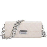 Thick Chain Women Small Square Bag Handbag Purse Shoulder Bag Ins Un