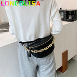 Plaid PU Leather Fanny Pack Waist Bag Shoulder Crossbody Chest Bags