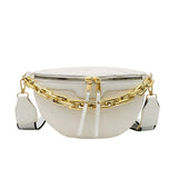Plaid Leather Women's Fanny Pack Waist Bag Shoulder Crossbody Chest Bags