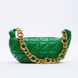 Quilted Lady Bag Crossbody Bags For Women PU Leather Shoulder Handbags