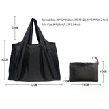 Foldable Shopping Bag Large Capacity Reusable Waterproof Shoulder B