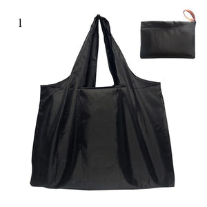 Foldable Shopping Bag Large Capacity Reusable Waterproof Shoulder B