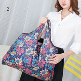 Foldable Shopping Bag Large Capacity Reusable Waterproof Shoulder B