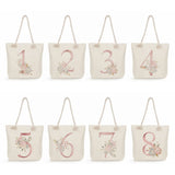 Thick Rope Shoulder Bag Floral Print Handbag Casual Totebag Women Travel Bag