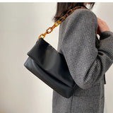 Acrylic Chain Shoulder Bag for Women Handbag Crossbody Tote