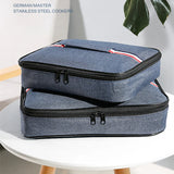 Large Capacity Square Insulated Lunch Bag Cooler Ice Pack Food Storage