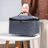 Large Capacity Square Insulated Lunch Bag Cooler Ice Pack Food Storage