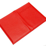 Lychee Pattern Passport Clip PU Leather Cover