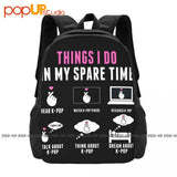 Kpop Backpack Large Capacity Creative 3d Printing Outdoor Running