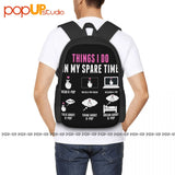 Kpop Backpack Large Capacity Creative 3d Printing Outdoor Running