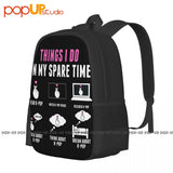 Kpop Backpack Large Capacity Creative 3d Printing Outdoor Running