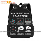 Snowmobiling Backpack Large Capacity Softback Gymnast Bag