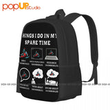 Snowmobiling Backpack Large Capacity Softback Gymnast Bag