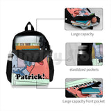 Outdoor Hiking Backpack Squidward Cartoon Funny Sponge Star Patric