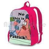 Outdoor Hiking Backpack Squidward Cartoon Funny Sponge Star Patric