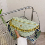 Women's Spring Shoulder Saddle Bag Waist Chain
