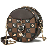 Small Round Bag Women's Chain Messenger Bag