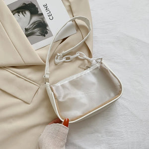 Transparent Jelly Beach Tote Bag for Women
