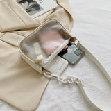 Transparent Jelly Beach Tote Bag for Women