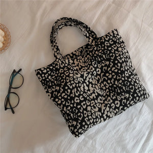 Thousand Bird Pattern Eco Bag Women's Shopper Bag With Flowers