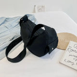 Thread Canvas Shoulder Bags Women Minimalist Couples Cross Body