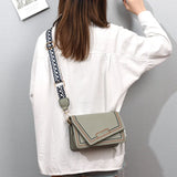 Fashion Crossbody Bag with Wide Shoulder Strap