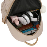 Women Nylon Backpack Anti Theft Travel Bag Lady Waterproof Rucksack