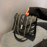 Winter PU Leather Crossbody Bag Shoulder Messenger HandBag