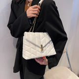 Winter PU Leather Crossbody Bag Shoulder Messenger HandBag