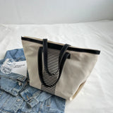 Large Capacity Women Canvas Bag Double Shoulder Bags for Shopping