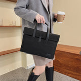 Three Colors Unisex Briefcase Computer Bag Large Capacity Handbag