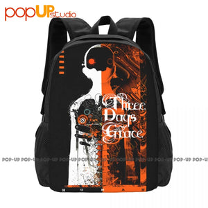 Three Days Grace Fifty Humannew Band Merch Backpack Large Capacity