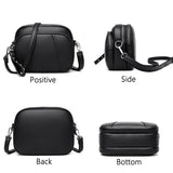 Three-layer Crossbody Bags PU Leather Messenger Bags