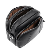Three-layer Crossbody Bags PU Leather Messenger Bags