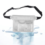 3-Layer Sealed Touch Screen Waterproof Phone Bag Sports Waist Bag